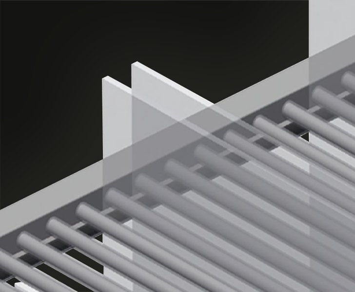 GFW Back support with rubber strips GFW&nbsp;1200 Someco